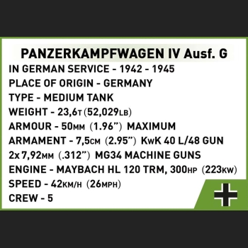 Panzer IV Ausf.G 559 Kl. 1:29 HC WWII